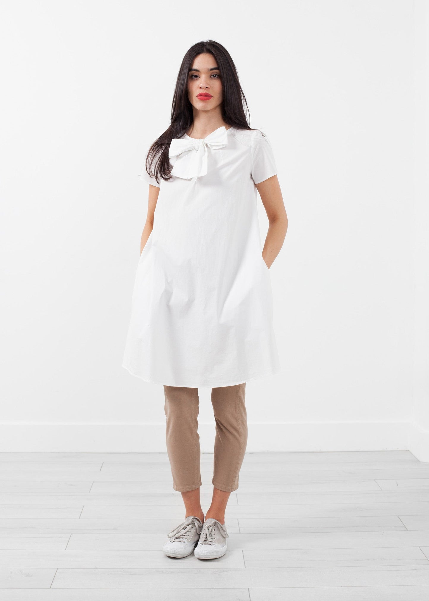 Abito con fiocco babydoll