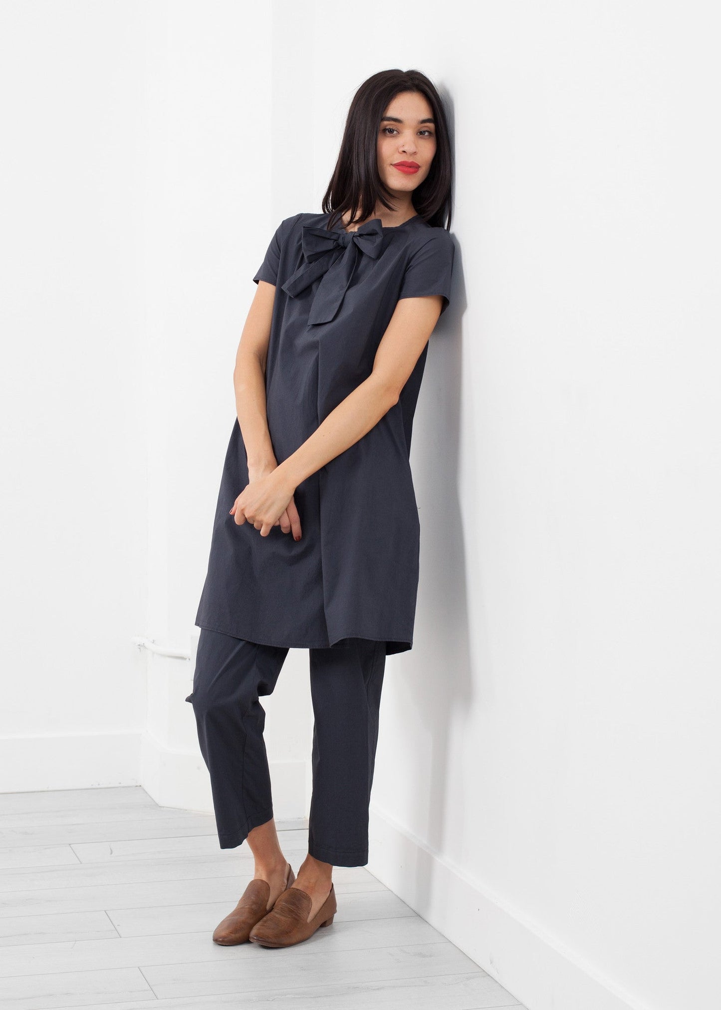 Abito con fiocco babydoll
