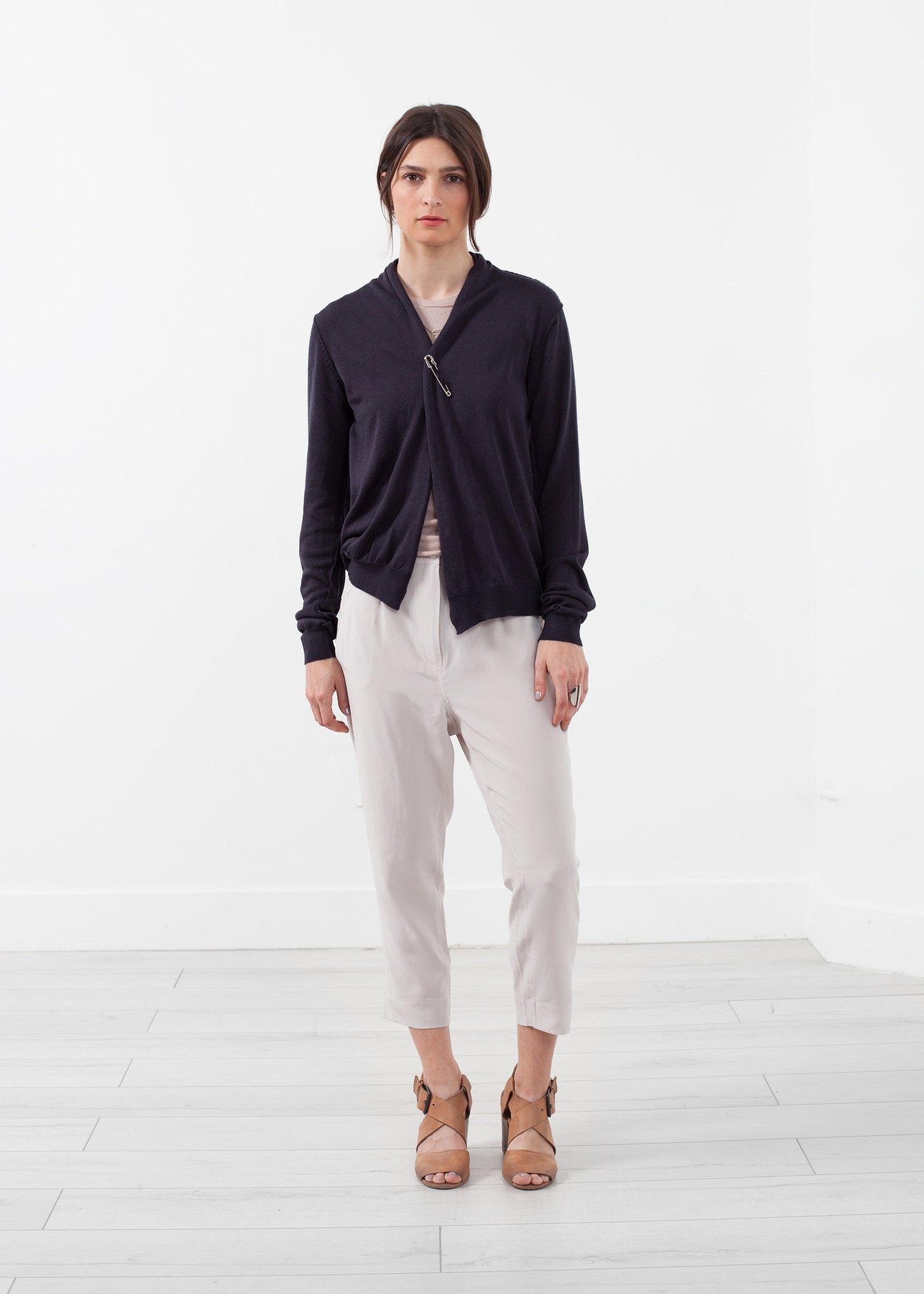 Cardigan sciallato