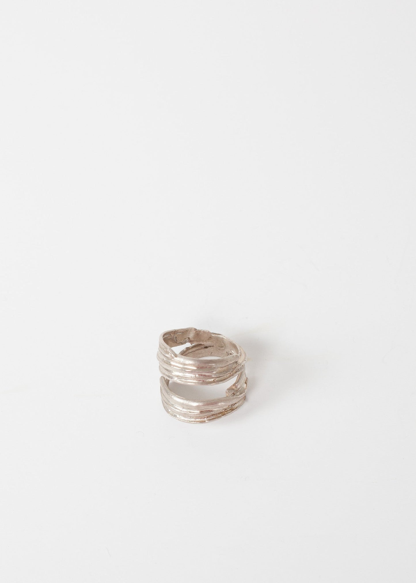 Anello a spirale d'argento in sterline