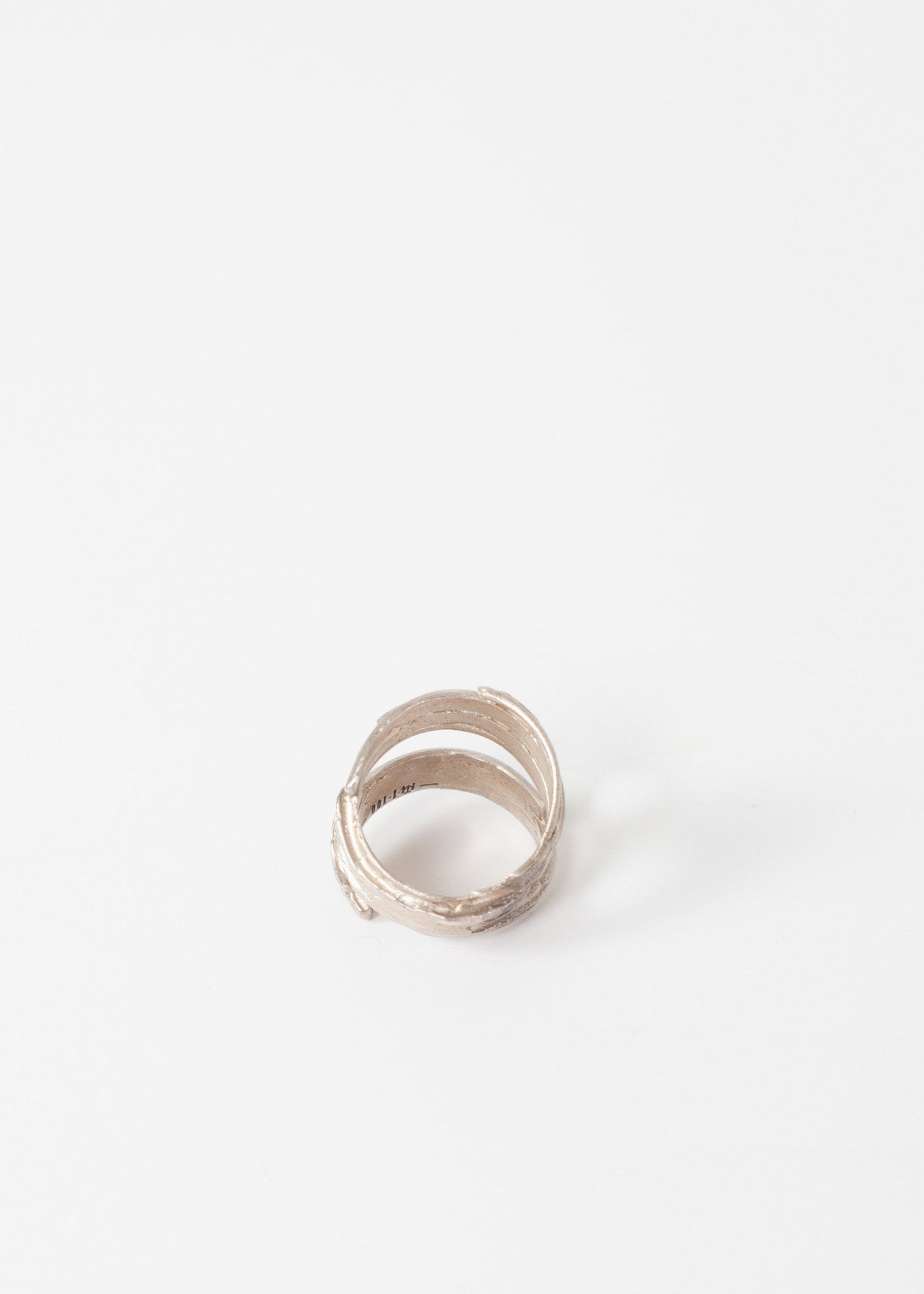 Anello a spirale d'argento in sterline
