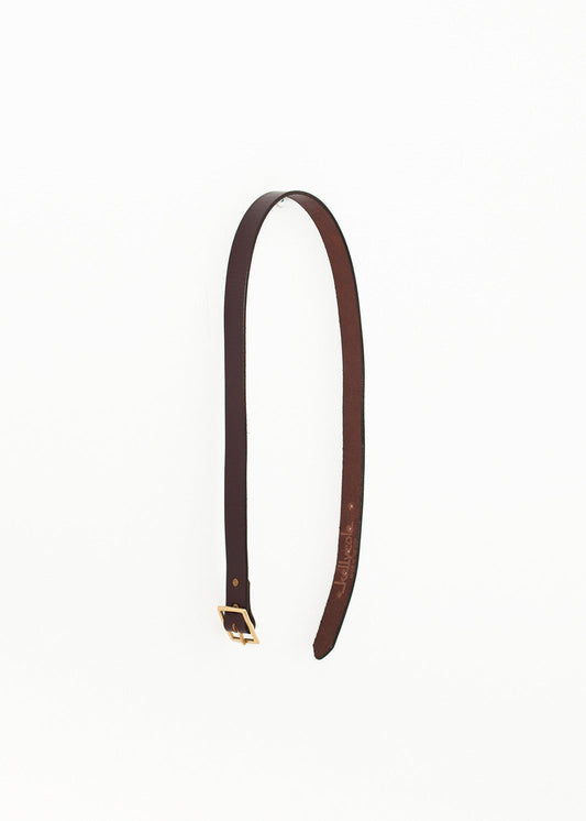Cintura semplice in marrone